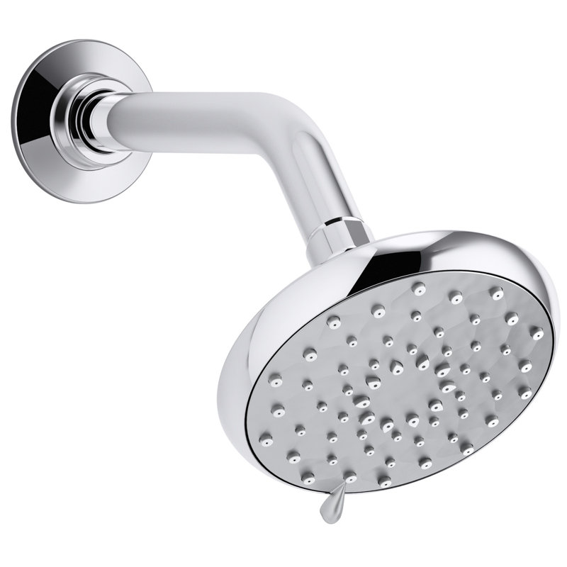 Pomme de douche fixe multifonctionnelle 2,0 GPM Awaken B110, Chrome poli
