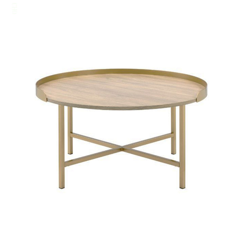 Table basse à plateau rond
