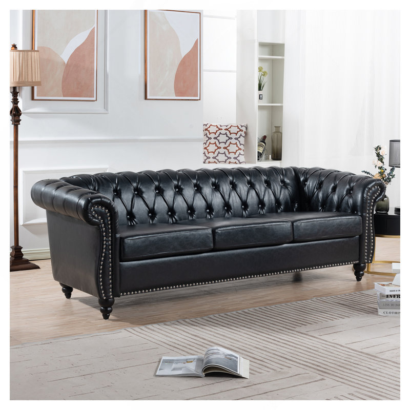 Canapé Chesterfield 84,65 po.