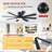 52" 8-blades Flush Mount Indoor Ceiling Fan With Light And Remote/app Control-2022916730