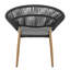 Ensemble de 2 chaises d'extérieur en osier-452419363