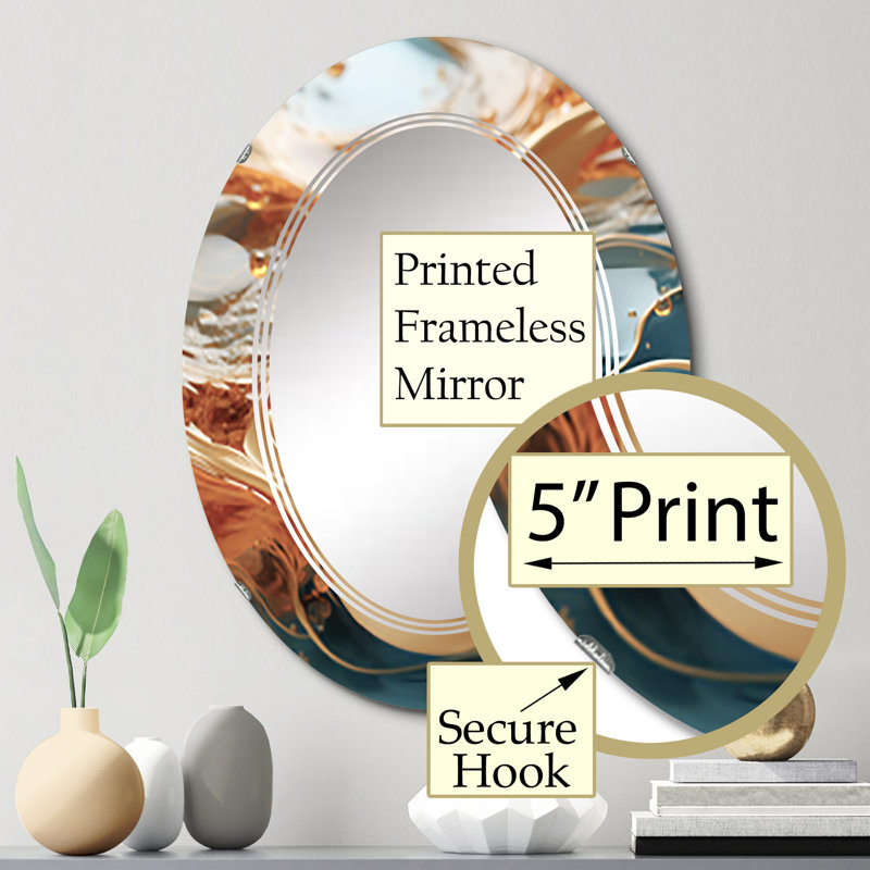 Miroir mural Ethelinde, 30 po x 20 po