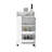 Bar Cart With Two-Side Shelves Beaver, Glass Door And Upper Surface-1783546038