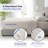 100% Organic Viscose From Bamboo Sheets Set, 300 Thread Count, 4-pc Set, Luxury Cooling Sheets, Deep Pockets - Gift-Ready Packaging, Full Size (Cloud)-111656331-111656343
