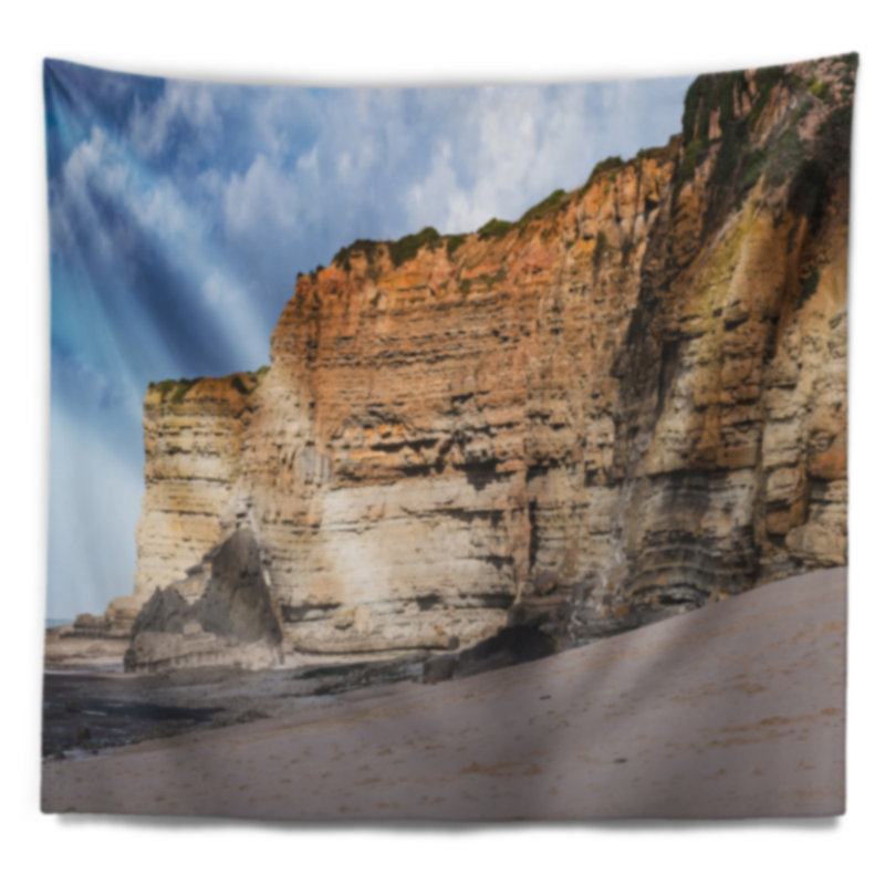 Tapisserie panorama portugaise côte atlantique, H 32 po x l 39 po