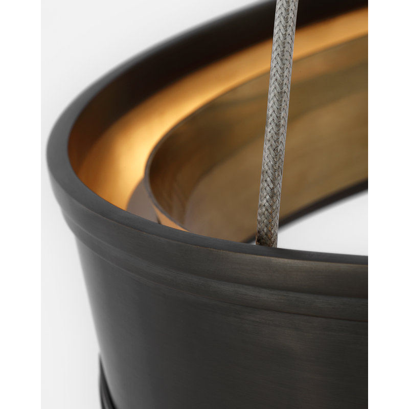 Connery 3 - Light LED Chandelier, Bronze