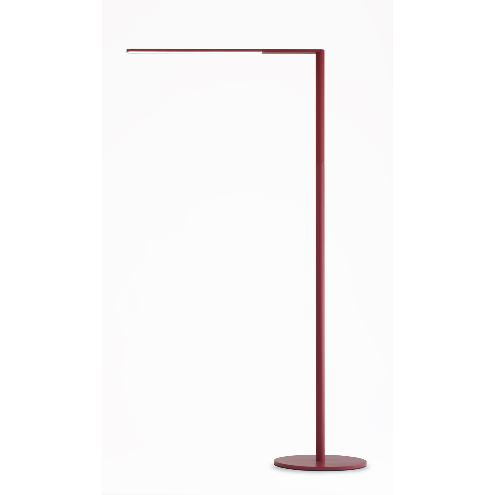 Lady7 52.05'' Dimmable LED Floor Lamp, Matte Red