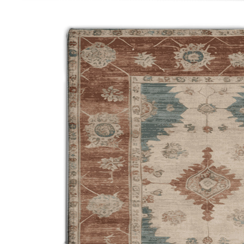 Tapis d'intérieur et d'extérieur surteint beige, Rectangulaire 2 pi x 3 pi