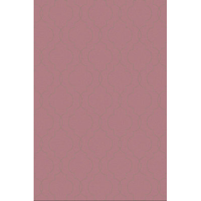 Tapis rose en laine tissé à la main Freudenburg