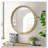 31.50" Distressed Wood Beaded Frame Mirror-1765106543