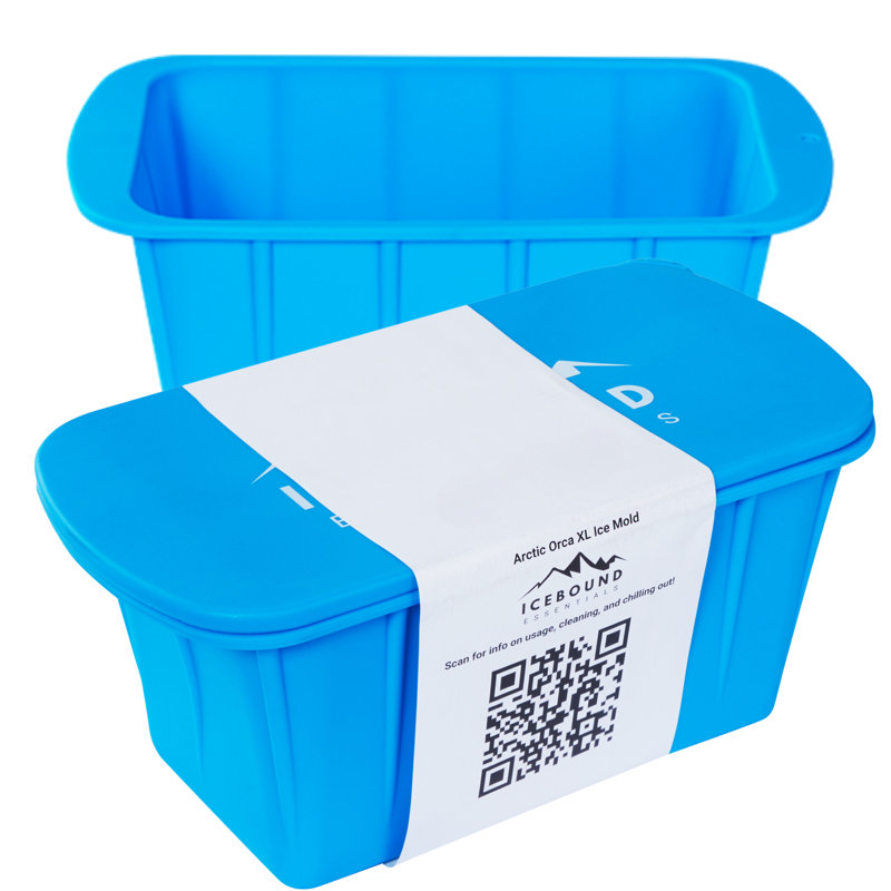 XL Ice Block Mould - 3.5L, Blue 2-pack