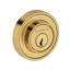 Recessed Round Deadbolt Patio Deadbolt in Polished Chrome-1642804790