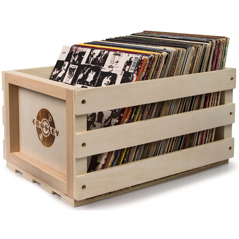 Sunside Sails Solid Wood Crate, Natural