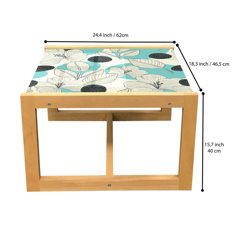 Table basse East Urban Home, H 15,75 po x L 18,31 po x l 24,4 po