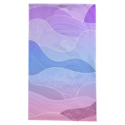 Leffel Hand Drawn Waves Tablecloth
