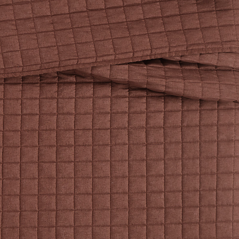 Nena Bedding, Queen + 2 taies d'oreiller standard, Brun