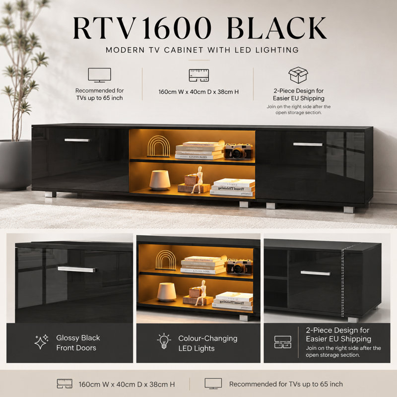 RTV Unfinished TV Stand for TVs up to 70"