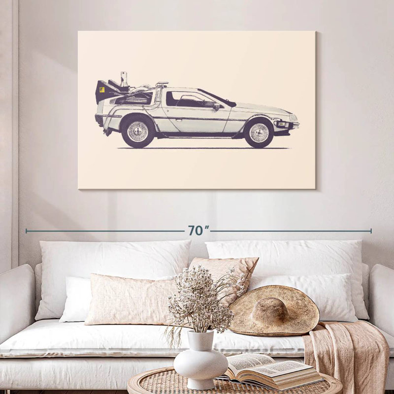Meor Delorean, H 32 po x l 48 po