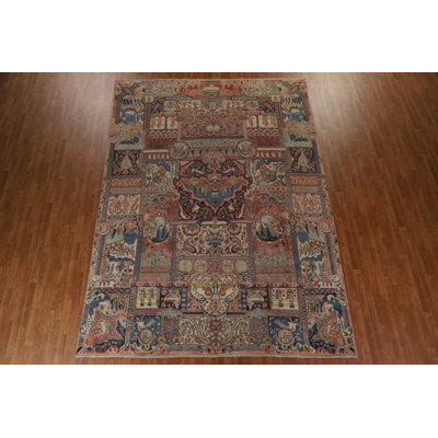 Tapis persan à motif végétal Kashmar