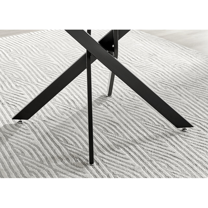 Tierra Modern Chrome Metal & Glass Round Dining Table Set with 4 Luxury Button Velvet Chairs, Green/Black, Grey