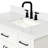 Tidworth 42'' Solid Wood Single Bathroom Vanity with 1.5'' White Quartz Top-102157594-68774411
