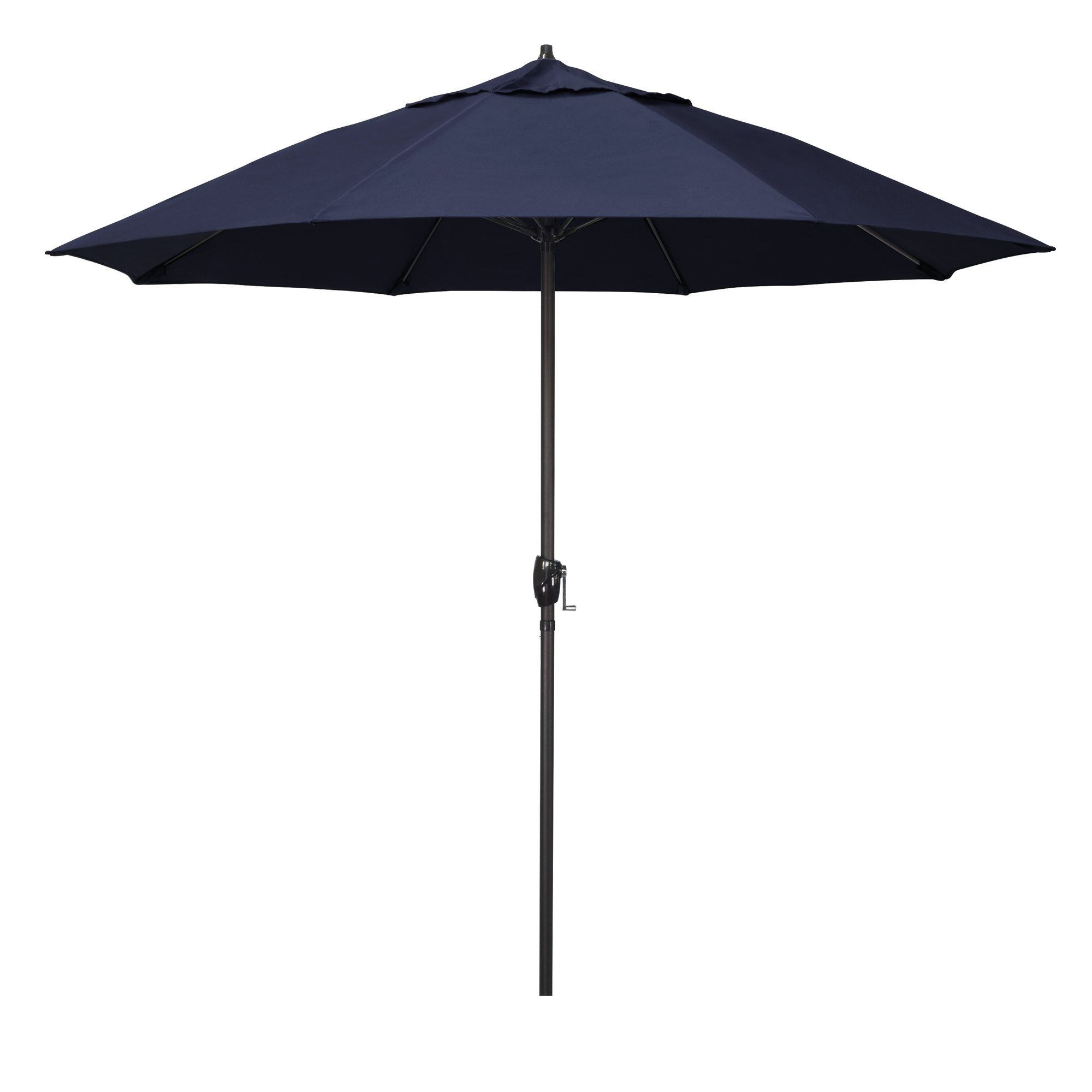 Deshaun 9' Market Sunbrella® Umbrella, Canvas Navy Sunbrella® Canvas