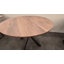 42.1"White Table Mid-Century Dining Table For 4-6 People With Round Mdf Table Top(Only Including Coffee Table,Without Chairs)-183267737-183267739