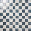 Greta 5x5 Checkered Glossy Textured Porcelain Tile-854138843