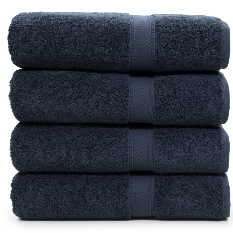 Sinemis Super Plush Bath Towel, Navy