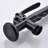 Commercial Kitchen Faucet with Pull-Down Sprayer in Black and Nickel, Single Handle for Easy Control and Modern Aesthetic