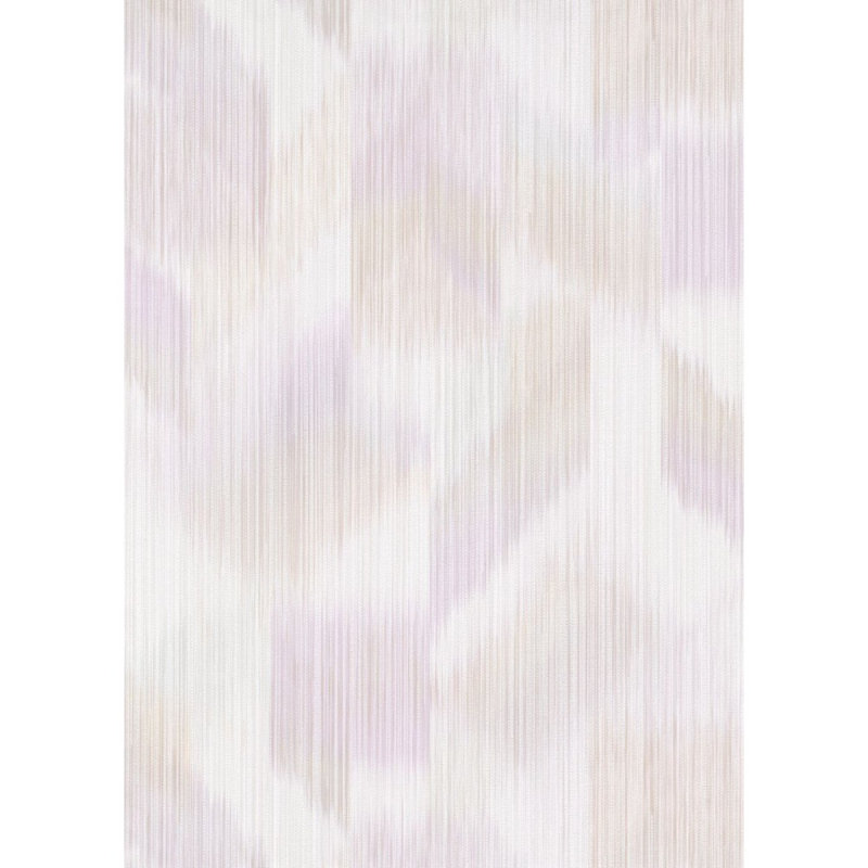 Panneau de papier peint L 32,97 pi x l 27,56 po Ibson, Rose / crème