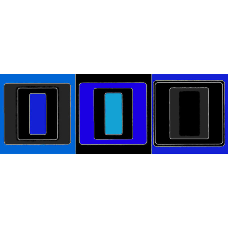"Zero Zone B" par Jeffrey Goodman - impression sur toile tendue