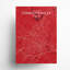 Charlottesville, carte de la ville, impression graphique-1816501793-1816501854