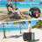 Zero Gravity Chair Recliner Lounge Chair with Removable Cushion & Cup Holder Portable Folding Recliner-1996698212