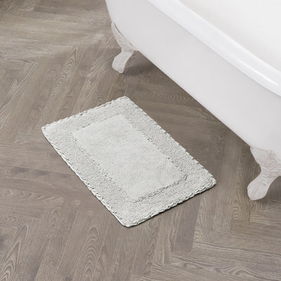 Laura Ashley Ruffle 100% Cotton Bath Rugs
