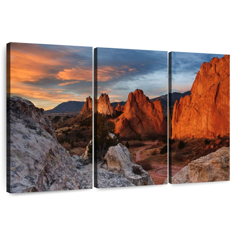 Alvord Garden of Gods in Colorado, H 20 po x l 33 po