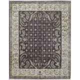 Hand Woven Silk and Wool Oriental Area Rug