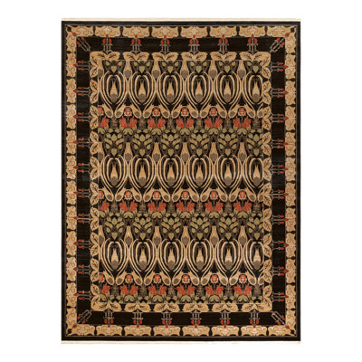 Tapis noir Moore