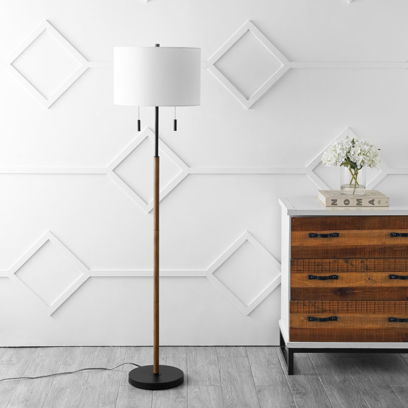 Lampe sur pied traditionnelle 61 po Bettymae