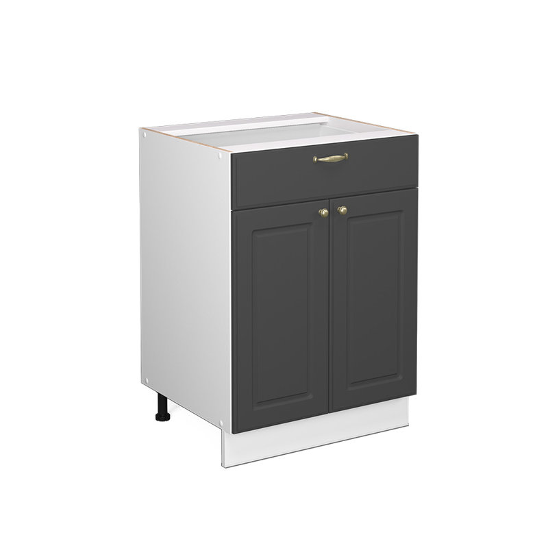 Drawer Cabinet, White/Grey