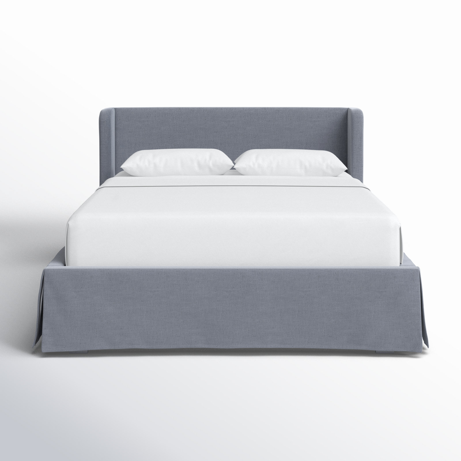 Caliban Storage Platform Bed, Queen, Gray