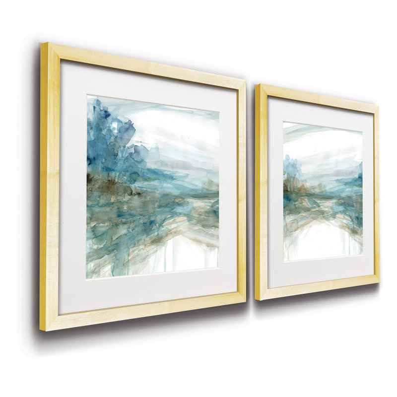 Cime scintillante, ensemble de 2 reproductions d’art encadrées sur papier