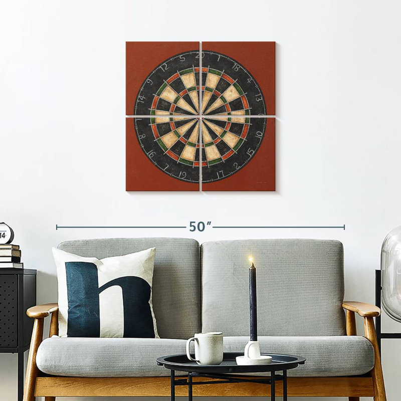 Senne Dartboard, 26" H x 26" W