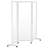 Alayzhia 69" Tall Clear Plastic Partition on Wheels-1632177700