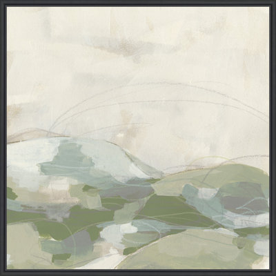 «Moss Vale II», peinture sur toile à cadre flottant