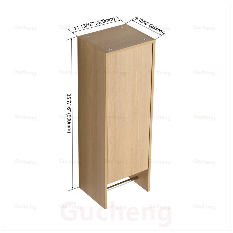 Armoire murale compacte avec porte à fermeture en douceur, parfaite pour les petites salles de bain et les salles de rangement, conception peu encombrante