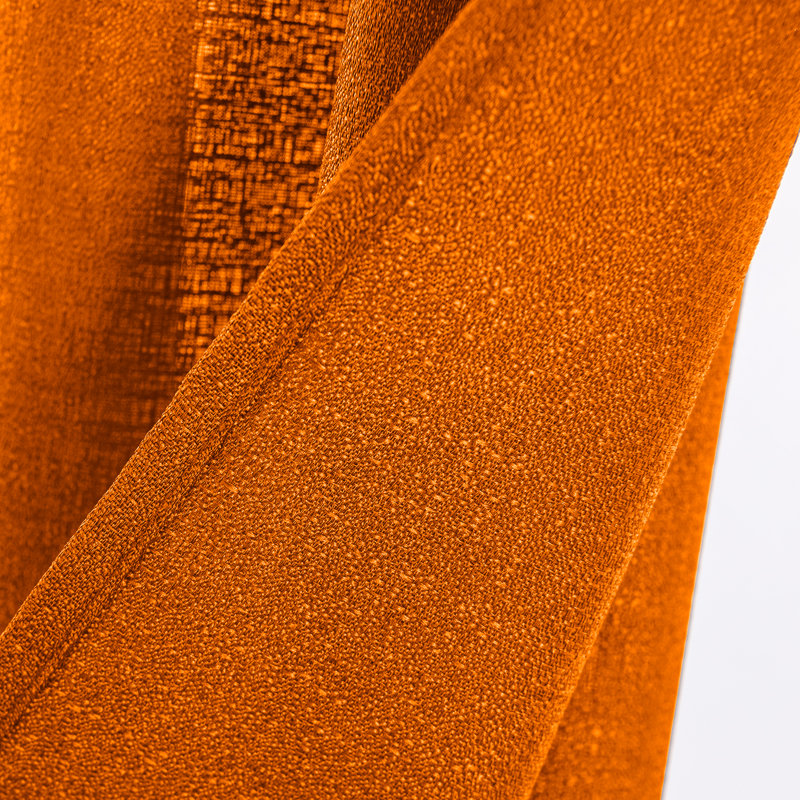 Panneau de rideau de fenêtre Cole, Orange, L 54 po x L 90 po