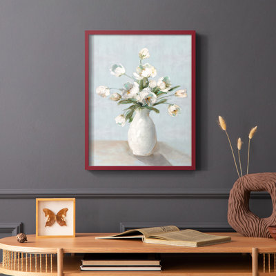 «Prettiest Tulips», reproduction encadrée - bois massif
