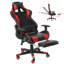 Blue Elephant Adjustable Headrest PC & Racing Game Chair-1764434244