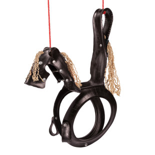 M&M Sales Enterprise Rubber Animal Swing with Mounting Hangers and Chains